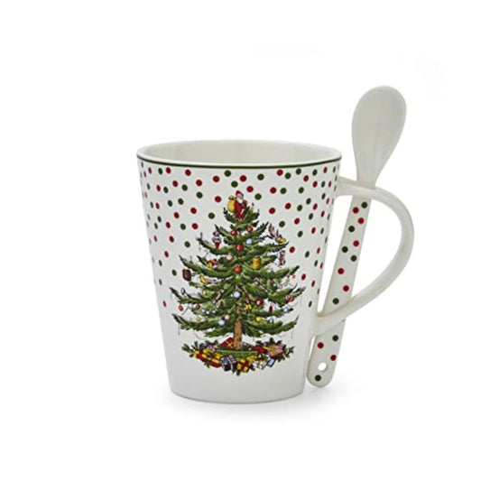 Christmas Tree Mug & Spoon Set