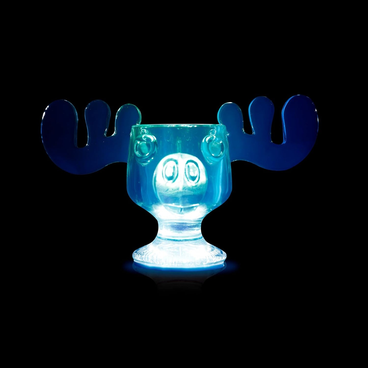 Christmas Vacation Glass Moose Mug