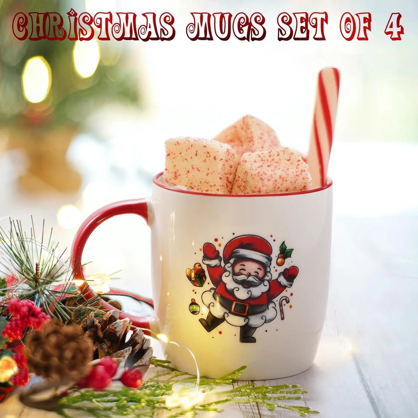 Christmas Santa Mug Set