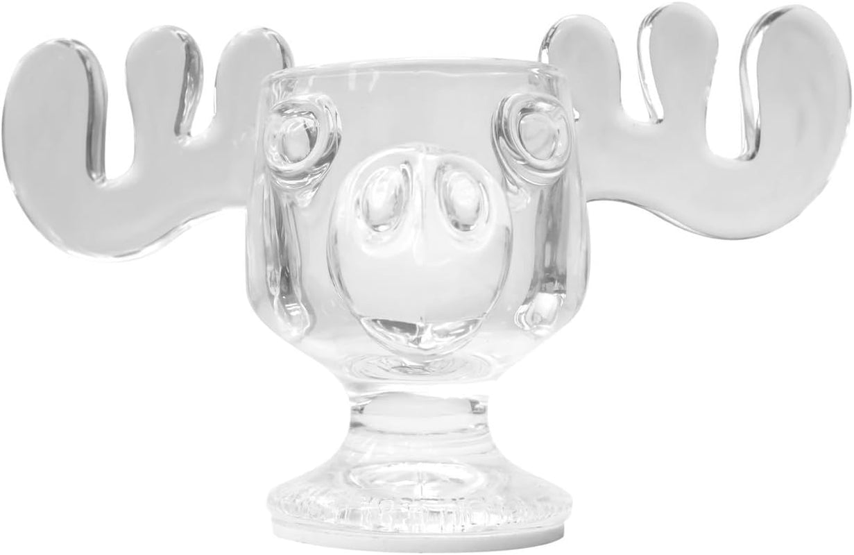 Christmas Vacation Glass Moose Mug