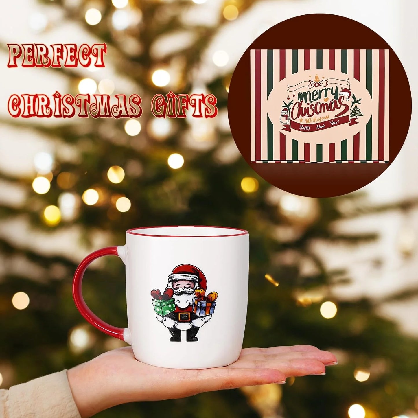 Christmas Santa Mug Set