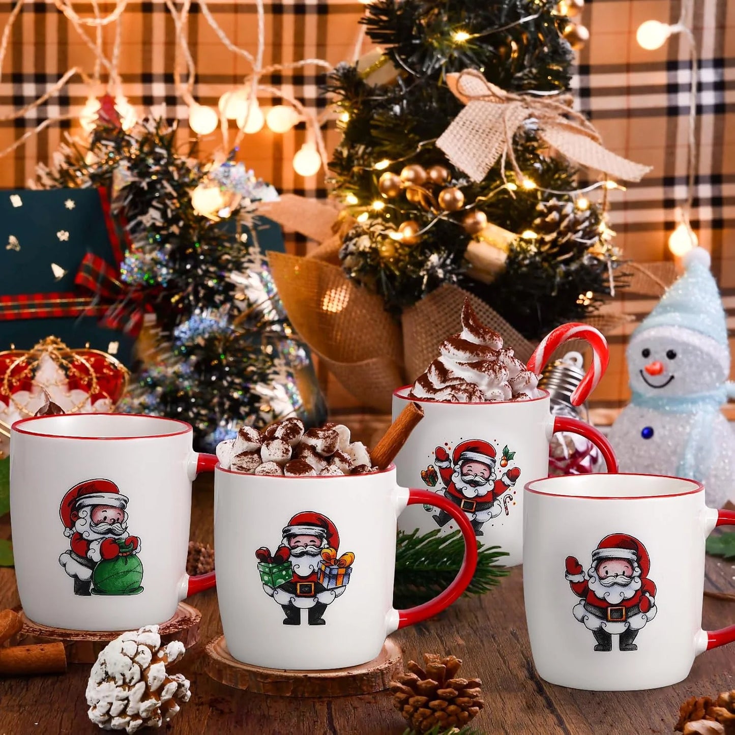 Christmas Santa Mug Set