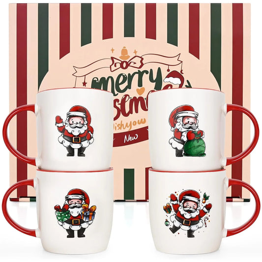 Christmas Santa Mug Set