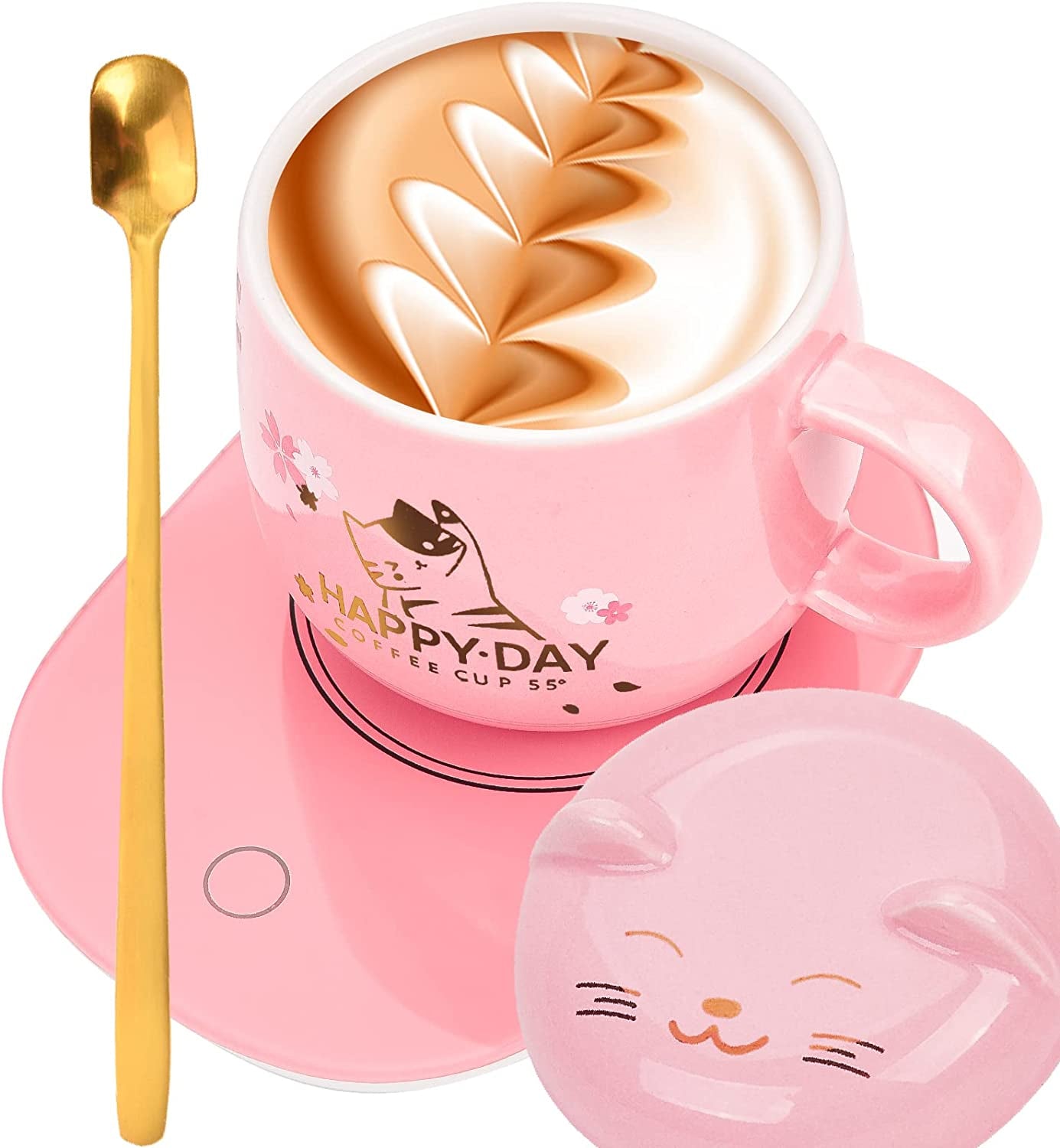 Cat Mug with Warmer